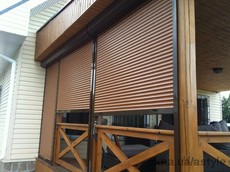 Наружные защитные ролеты (алюминиевые)